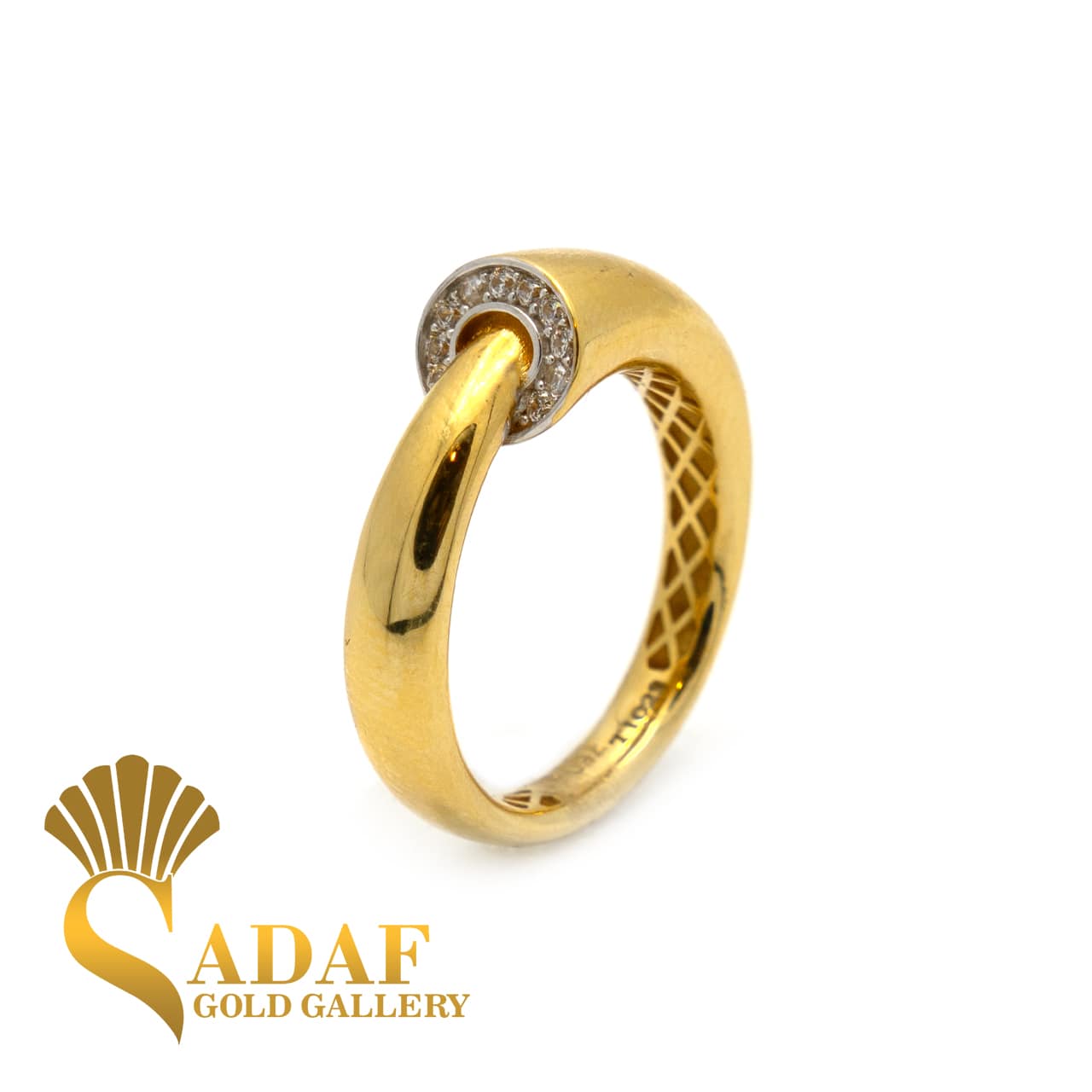 انگشتر طلا آینه ای گلد