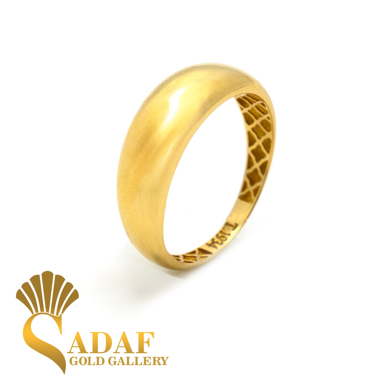 انگشتر طلا زنانه آینه ای فیوژن